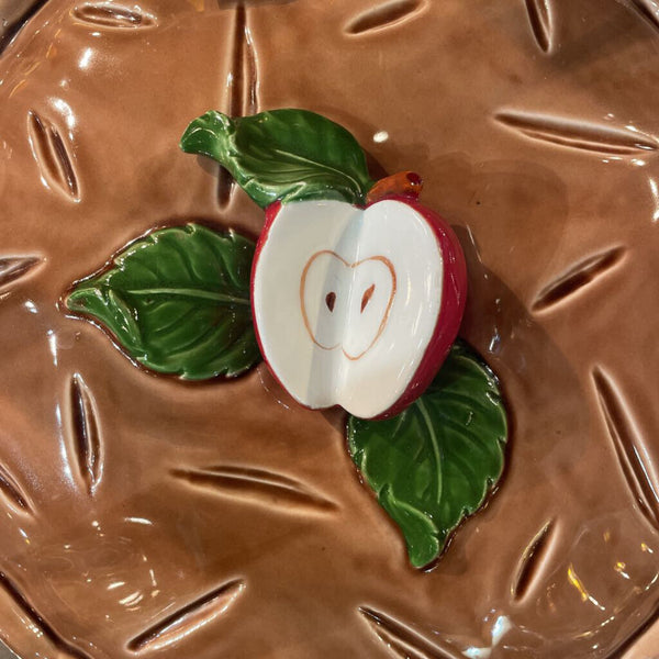 Apple Pie Dish - Made in Japan - 12 in diameter