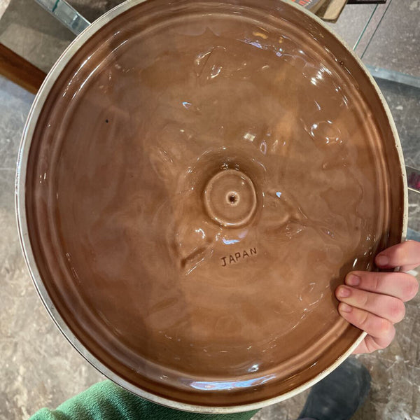 Apple Pie Dish - Made in Japan - 12 in diameter