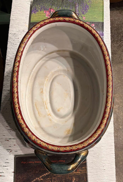 VINTAGE ASIAN KOI FISH FOOT BATH PLANTER WITH HANDLES | 19"W (HANDLES) X 12.5"D X 6.75"H
