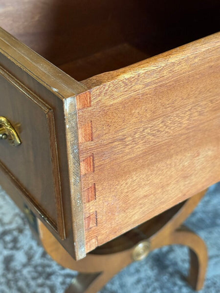 1940s Vanity by Northern Furniture includes bench 30T 19D 48W