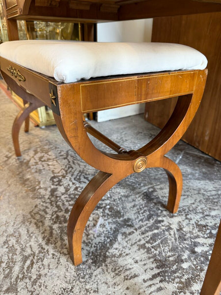 1940s Vanity by Northern Furniture includes bench 30T 19D 48W