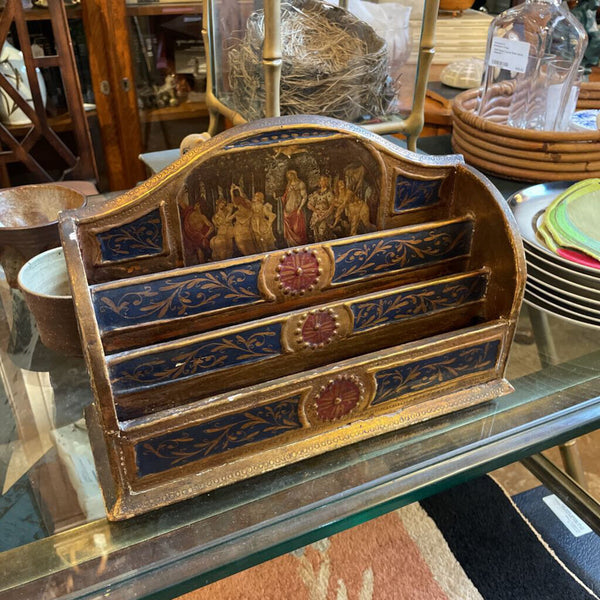 Italian letter caddy