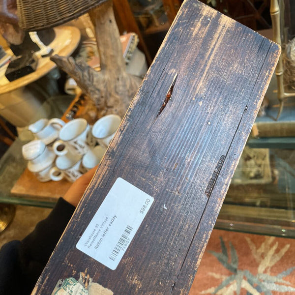 Italian letter caddy