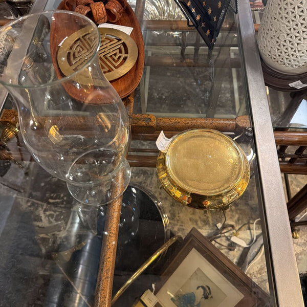 Vintage brass based hurricane