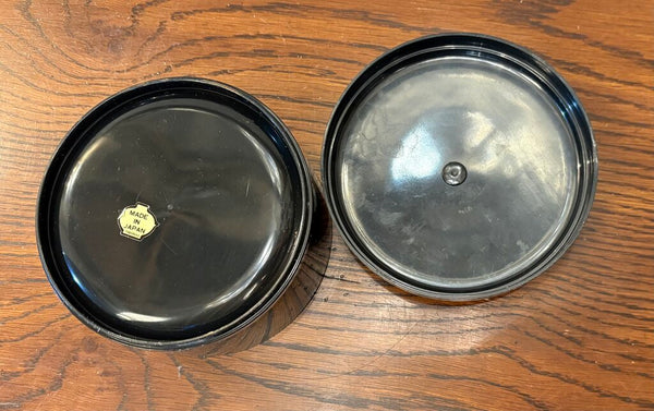 MID CENTURY JAPANESE TRINKET BOX W/CHINOISERIE FLORAL LID | 4"H X 5"W