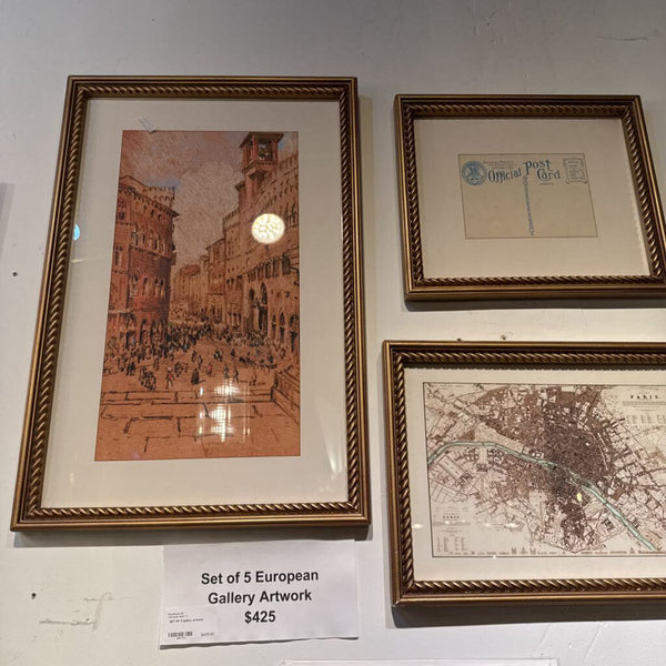 SET OF 5 gallery artwork