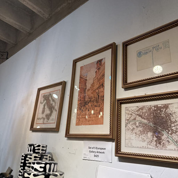 SET OF 5 gallery artwork