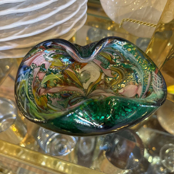 Italian 1950s Arte Vetreria Muranese -Tutti Frutti Murano glass bowl