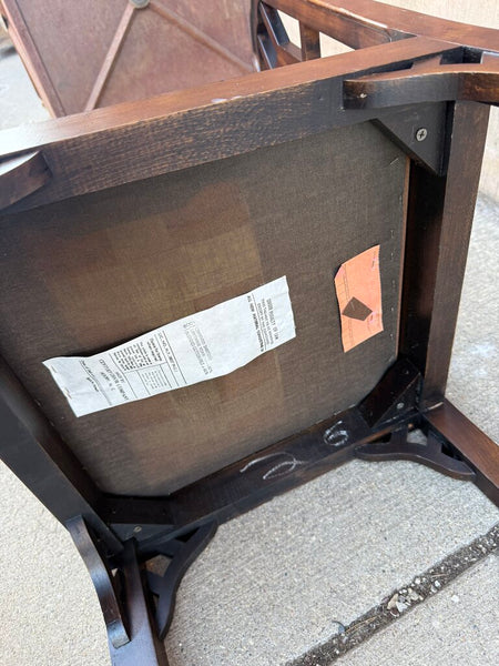 Century furniture vintage Chippendale chinoiserie side chair
