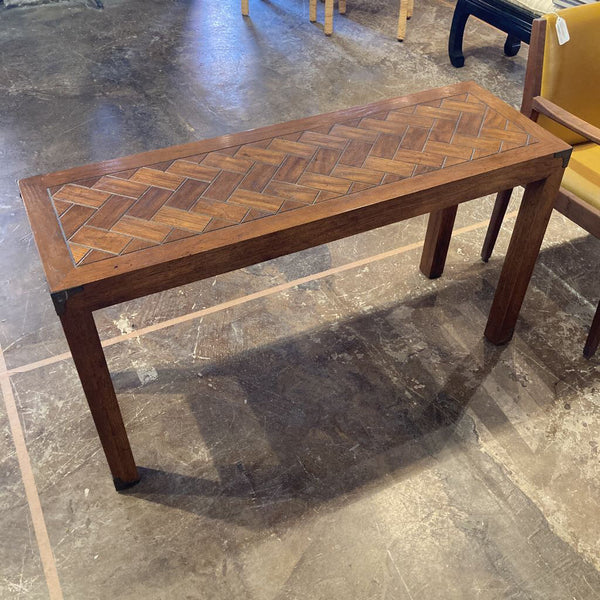 Vintage Hendredon console table (26h, 48l, 16d inches)
