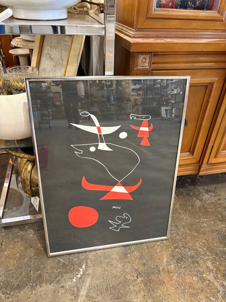 Joan Miro mcm framed print "Fragment "