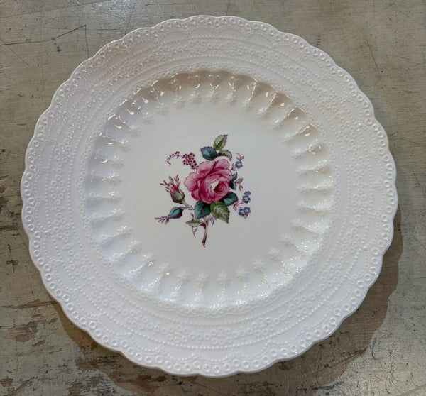 VINTAGE SPODE'S JEWEL BILLINGSLEY ROSE PLATE | 7.75"W