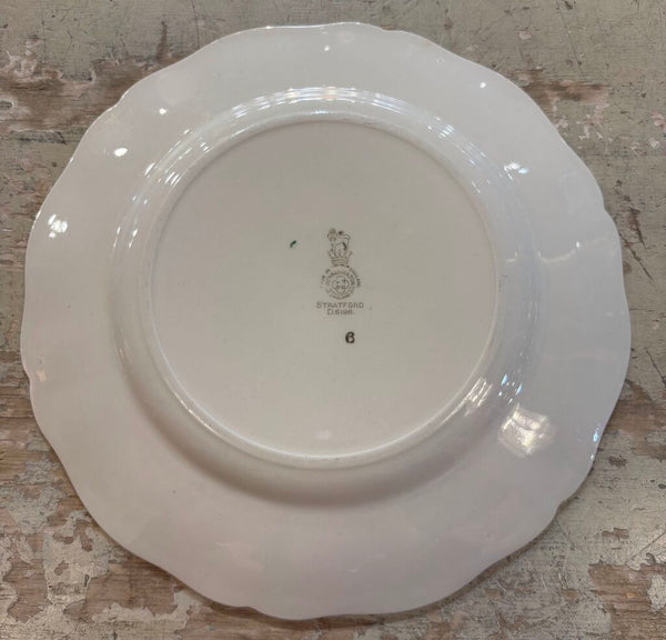 VINTAGE ENGLISH ROYAL DOULTON FLORAL PLATE | 8.5" W