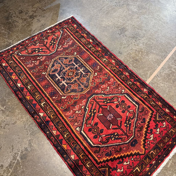 3X5 VINTAGE TURKISH RUG