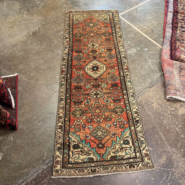 VINTAGE TURKISH RUG 2.3X6.3