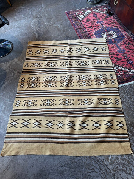 1940-1960s Navajo Rug 68x50 Chinle Pattern