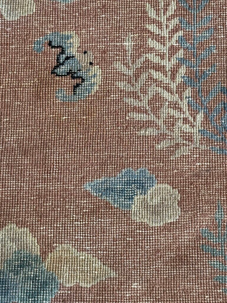 1920-1940 Art Deco Chinese Pagoda Rug 57x36