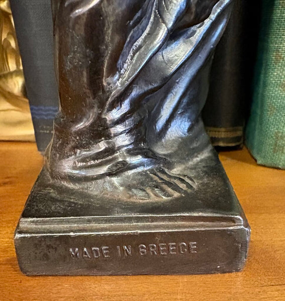VINTAGE BRONZE VENUS DE MILO STATUE MADE IN GREECE | 9.75" H X 3"W