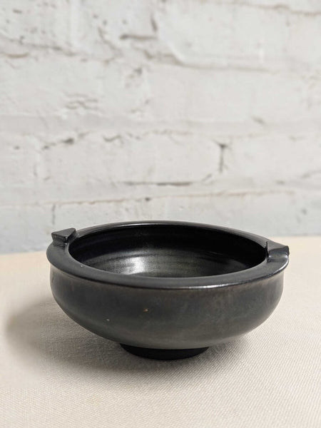 Mid-Century Matte Black Studio Bowl LSBJ