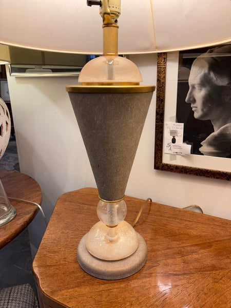 Pair of mod acrylic 1980s table lamps in the manner of Van Teal