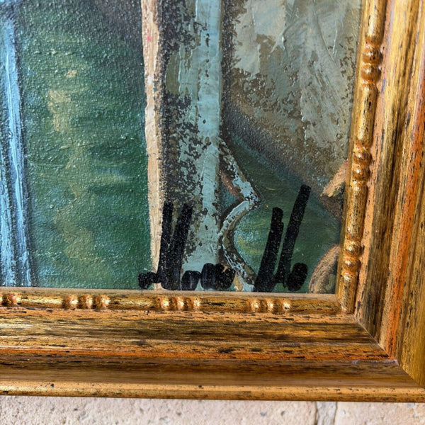 Venice in the afternoon, very well done oil on canvas-signed for pick up only approx 30x22