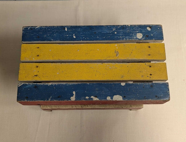 Vintage Primary Step Stool LSBJ