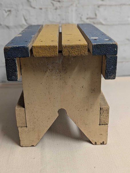 Vintage Primary Step Stool LSBJ