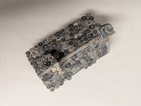 Wood Bead Primitive Devotional Art Church LSBJ