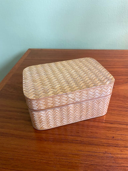 Woven Bamboo Storage Box Rectangular