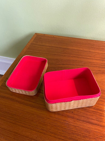 Woven Bamboo Storage Box Rectangular