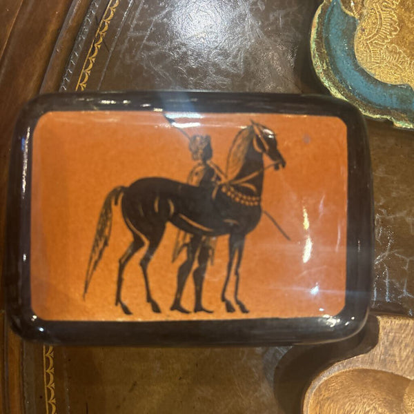 Vintage Bronzini Trinket Box with Lid