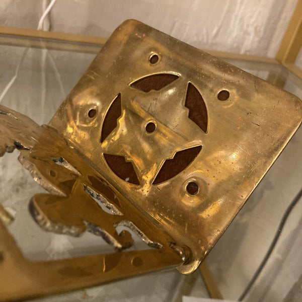 Chinese Brass Book Ends