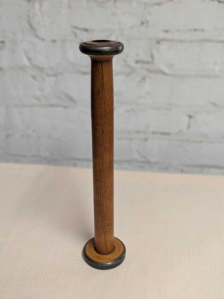Antique Textile Bobbin 12"H LSBJ 3.26
