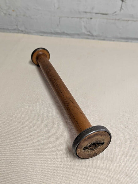 Antique Textile Bobbin 12"H LSBJ 3.26