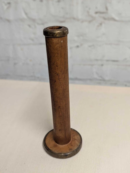 Antique Textile Bobbin 10.25"H LSBJ 3.26