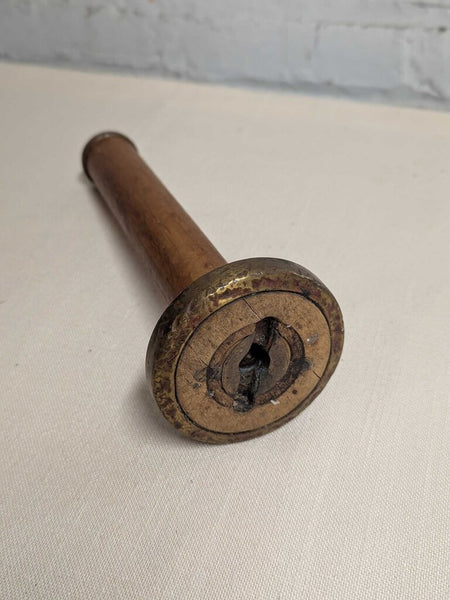 Antique Textile Bobbin 10.25"H LSBJ 3.26