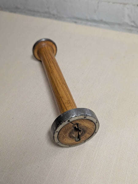 Antique Textile Bobbin 9"H LSBJ 3.26