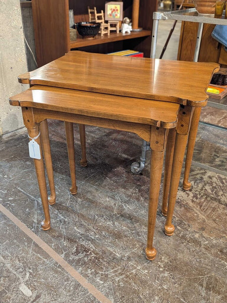 Vintage Ethan Allen Nesting Tables 26"Wx17"Dx23H LSBJ 3.26