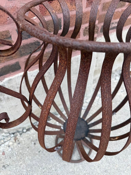 Wrought iron urn 29T