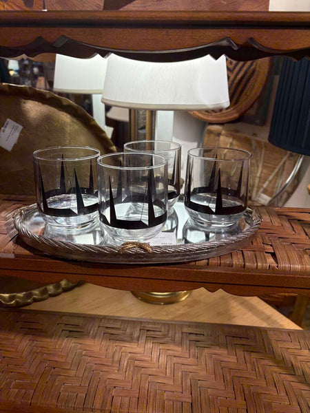 Set of 4 mcm old fashioneds