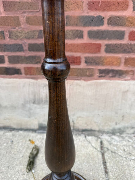 Frederick Cooper Walnut Floor Lamp