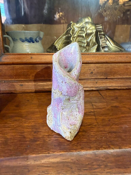 Lavender folded vase