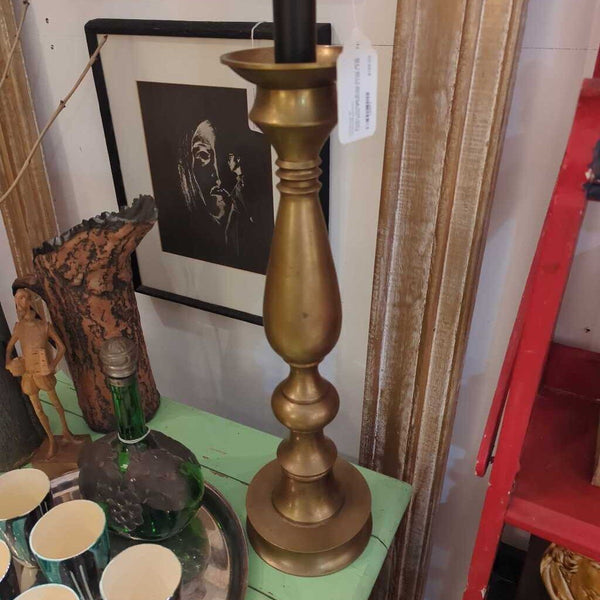 Seeley Vintage Brass Deco/ MCM Lamp Base 6"DIAx36"H LSBJ 4.26 -- IN STORE PICK UP ONLY