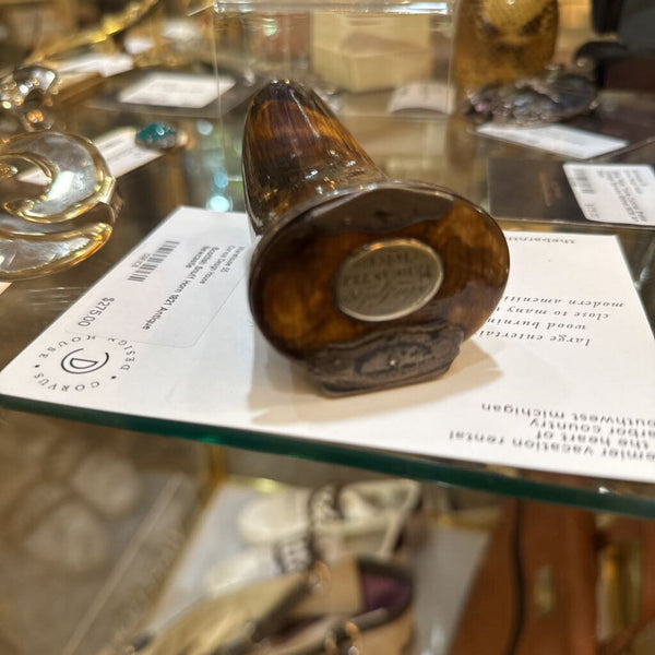 Scottish Snuff Horn 1821 Antique Newcastle