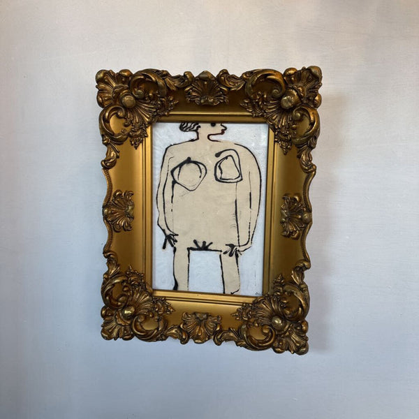 VINTAGE FRAMED ART 12X16 FIRM