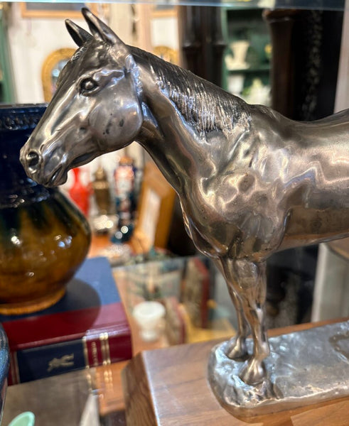 1970 GRAND CHAMPION STALLION TROPHY W/CAST HORSE FOR THE AMERICAN QUARTER HORSE ASSOCIATION | 10"H X 10.5"W X 5"D