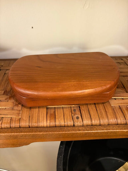 Small teak dresser box