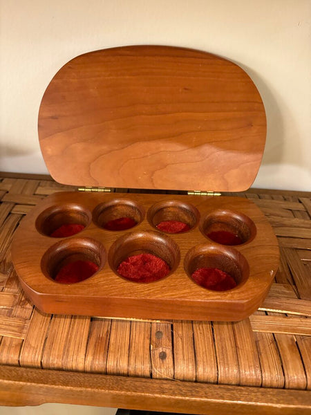 Small teak dresser box