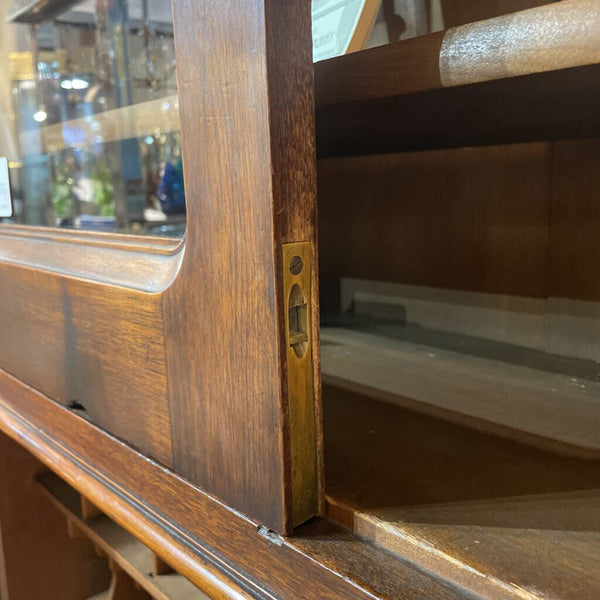 Antique Secretary Cabinet 1890's Comes w/ Original Skeleton Keys 42"wide x 20.5"deep x 85"tall Comes apart into 2 pieces