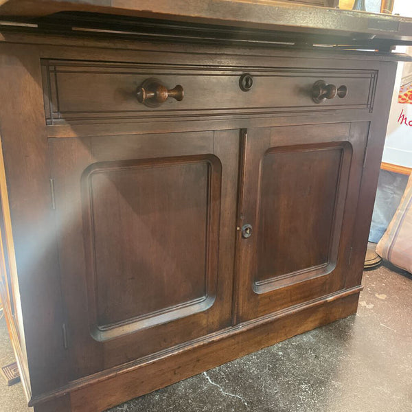 Antique Secretary Cabinet 1890's Comes w/ Original Skeleton Keys 42"wide x 20.5"deep x 85"tall Comes apart into 2 pieces